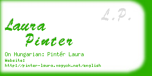 laura pinter business card